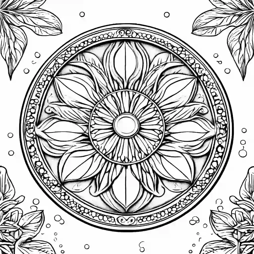 Sand dollar coloring pages